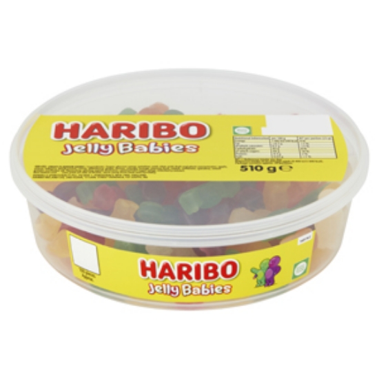Picture of Haribo Tubs Jelly Babies Rd x100